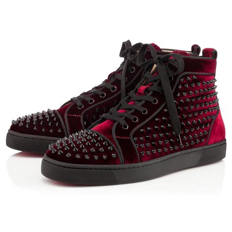 Lyst - Christian Louboutin Louis Orlato Mens Spikes in Red for Men