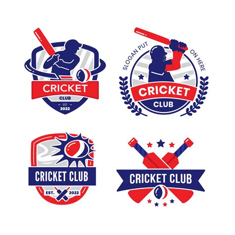 Cricket Logo Design 16375329 Vector Art at Vecteezy