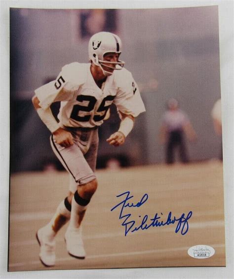 Fred Biletnikoff Signed 8x10 Photo JSA AI29318 — RSA