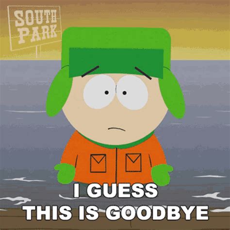 Sad Goodbye Kyle Broflovski South Park GIF | GIFDB.com