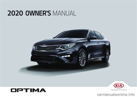 KIA OPTIMA 2020 Features and Functions Guide (591 Pages)