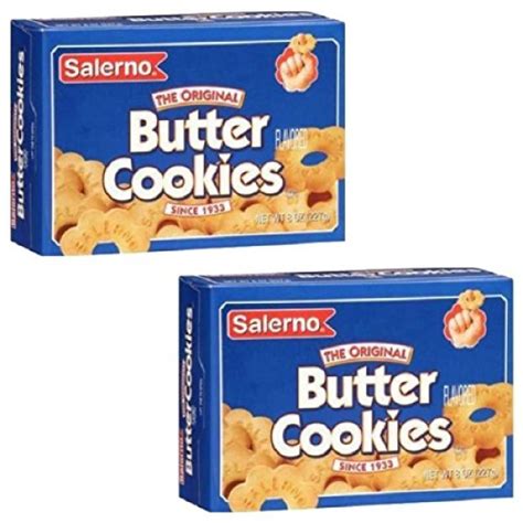 Salerno Cookies, The Original Butter Cookies, 8 Ounce Pack ...