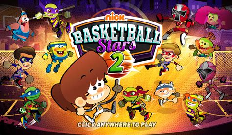 🕹️ Play Nick Basketball Stars 2: Free Online Nickelodeon Basketball ...