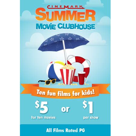 Cinemark Summer Movies for $1