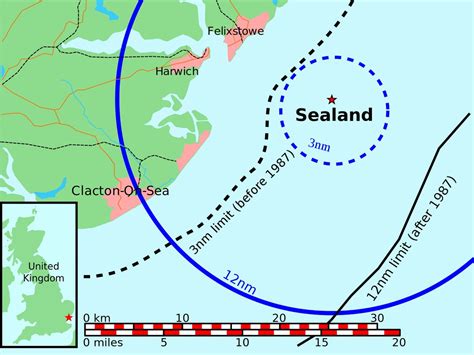 Map of where sealand is located : r/MapPorn