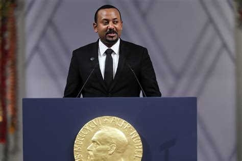 Nobel winner Abiy says 'hell' of war fueled desire for peace