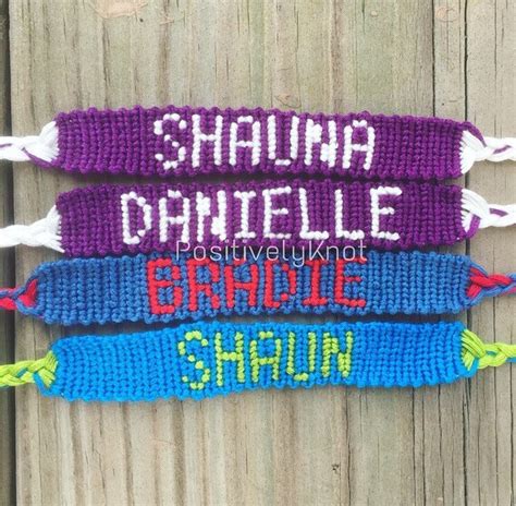 Custom Name Friendship Bracelet