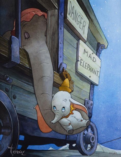 Dumbo "Baby Mine" Disney Limited Edition Giclee on