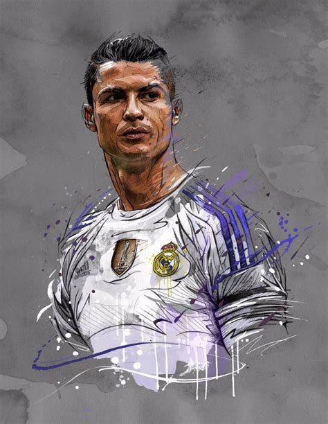 Cristiano Ronaldo Sketch at PaintingValley.com | Explore collection of ...