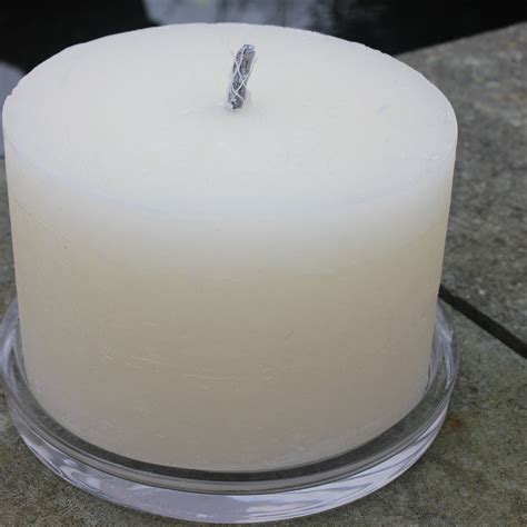 Rustic Outdoor Garden Candle