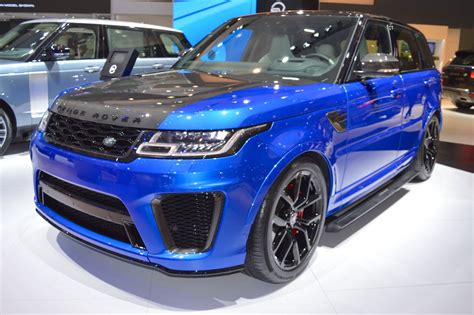 2018 Range Rover Sport SVR showcased at the 2017 Dubai Motor Show