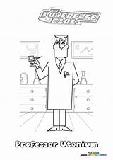 Professor Powerpuff Girls Utonium Coat Lab Scientist Doctor Clip Square  sketch template