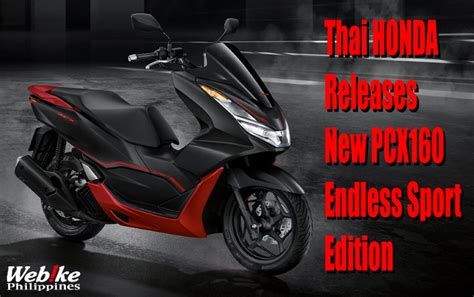 Honda Launches Most Aggressive PCX160 Endless Sport Edition | Webike ...