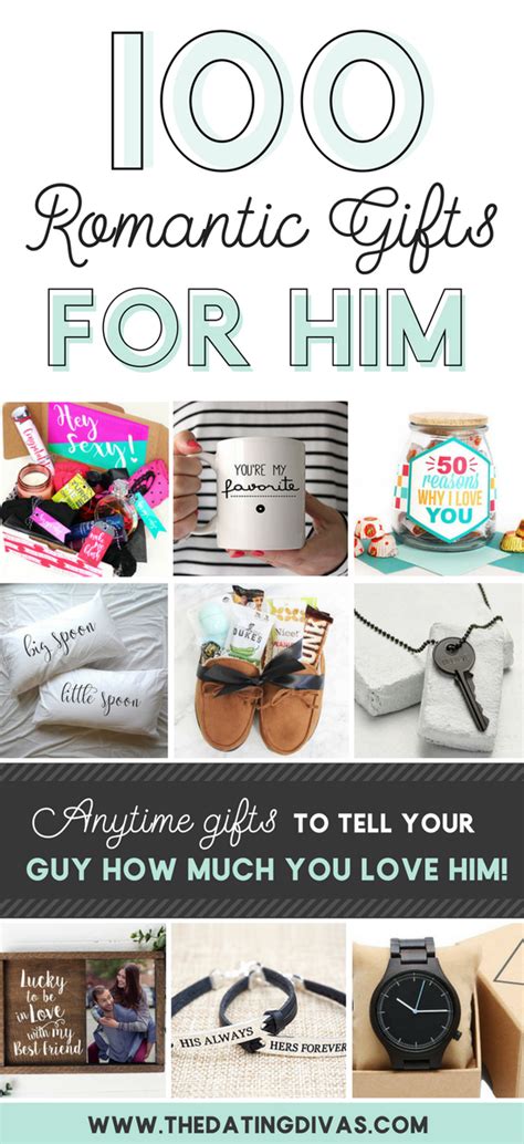 100 Romantic Gifts for Him - From The Dating Divas