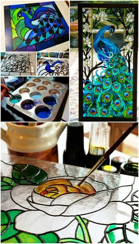 How To Make Faux Stained Glass With Acrylic Paint And Glue | WHOot ...