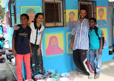 Dharavi Art Room - A Safe Space Where Children Come to Paint & Explore