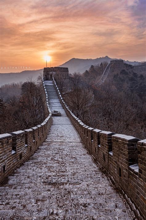 Beijing Mutianyu Great Wall China Sunrise Paul Reiffer Photographer ...