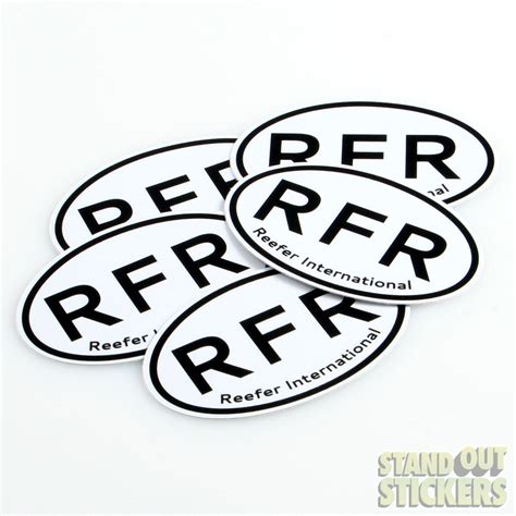 Oval Vinyl Stickers Samples - Custom Oval Vinyl Stickers