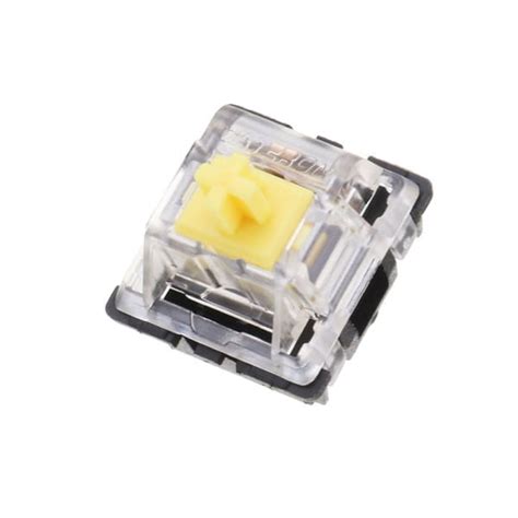 Gateron Yellow Switches (Linear 45g - Plate/PCB Mount) - Keybumps