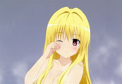 Wallpaper : illustration, anime, To Love ru, yellow, hair, tears, color ...