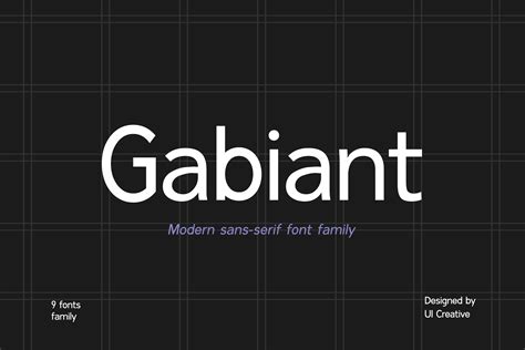 Gabiant Regular Font | xFonts.pro