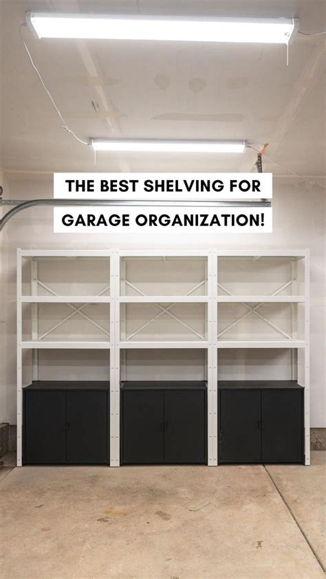 Garage Shelving Ideas with Ikea BROR Shelves | Storage and organization ...