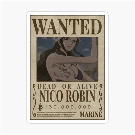 Nico Robin Wanted Wallpapers - Wallpaper Cave