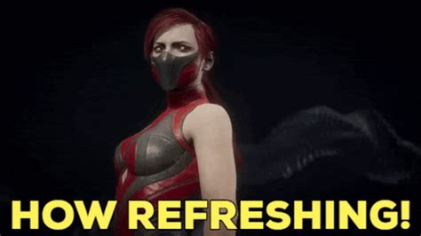 Mortal Kombat Skarlet GIF - Mortal kombat Skarlet How refreshing - Discover & Share GIFs