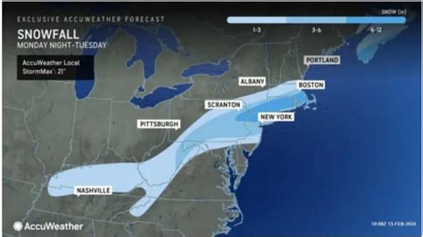 Massive Winter Storm Sweeping Through Region: Final Snowfall Forecast ...