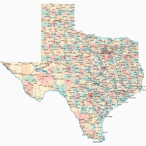 North Texas Counties Map | secretmuseum