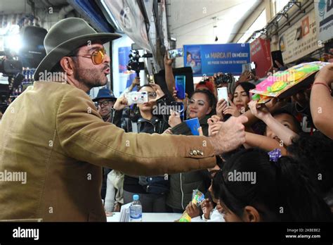 Singer Pablo Montero attends at Central de Abastos market to deliver ...