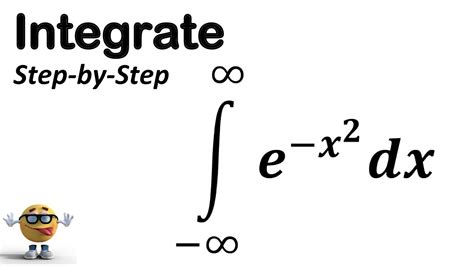 Integral of e^-x^2 from negative infinity to infinity. 💪 - YouTube