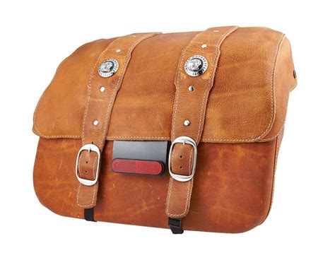 Genuine Leather Saddlebags - Desert Tan | Indian Motorcycle