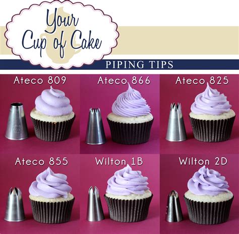 Piping Tips - Your Cup of Cake