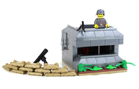 Custom WW2 German Bunker Made With Real LEGO® Bricks