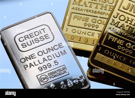 Palladium ingots hi-res stock photography and images - Alamy