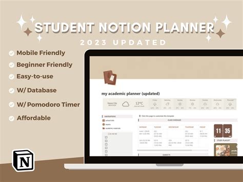 Notion Student Planner