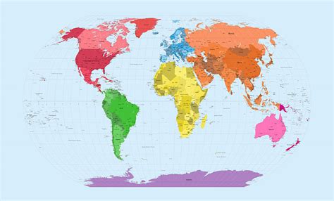 Gallery For > World Map Continents For Kids