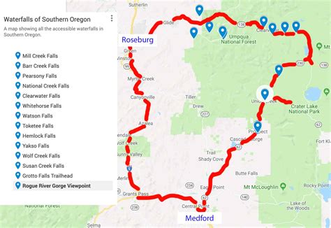 Southern Oregon Waterfall Route Loop ⋆ We Dream of Travel Blog