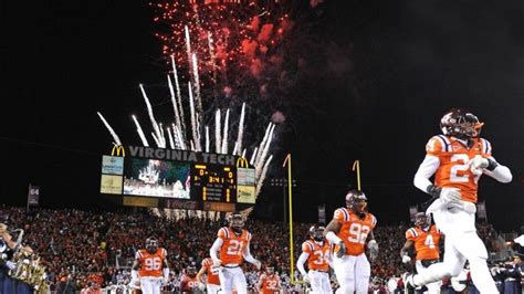 Night game at Lane Stadium! | Virginia tech hokies football, Virginia ...