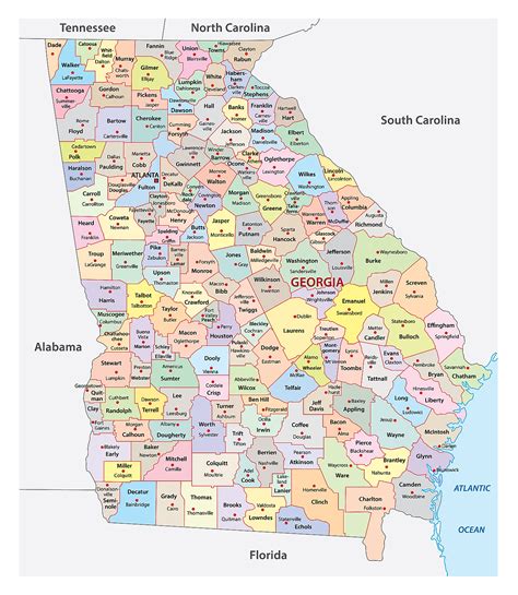 Old Maps Of Georgia Counties