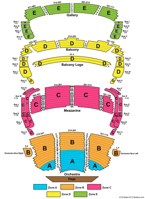 Ordway St Paul Seating Chart: A Visual Reference of Charts | Chart Master