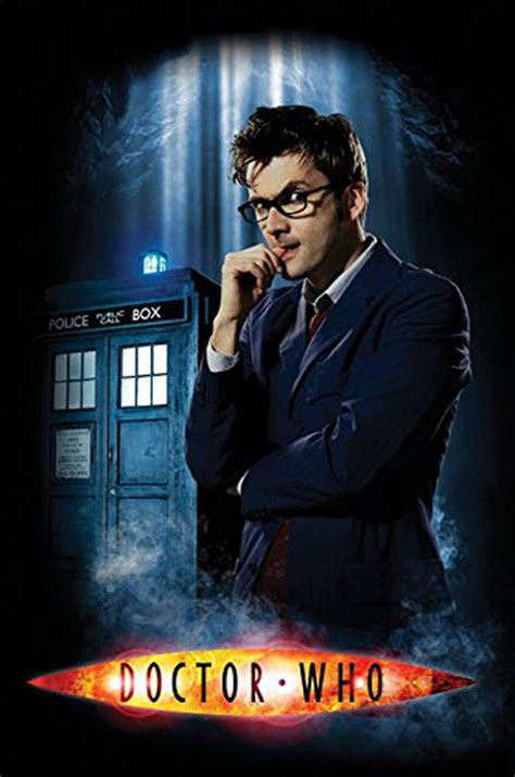 Doctor Who Poster - The Doctor, The Tardis & Smoke