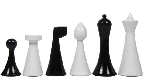 Buy Reproduced Modern Chess Set Mid Century Minimalist Hermann Ohme ...