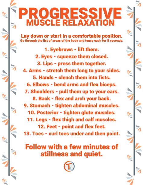 Progressive Muscle Relaxation Exercise — Tilton's Therapy