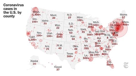 Covid By Map Usa County