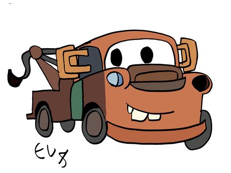 My drawing of Mater : r/Pixar