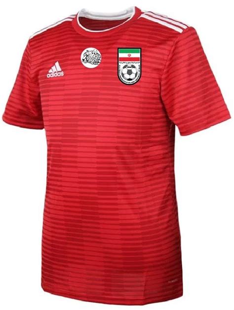 ADIDAS IRAN 2018 AWAY BOYS JERSEY RED - Soccer Plus