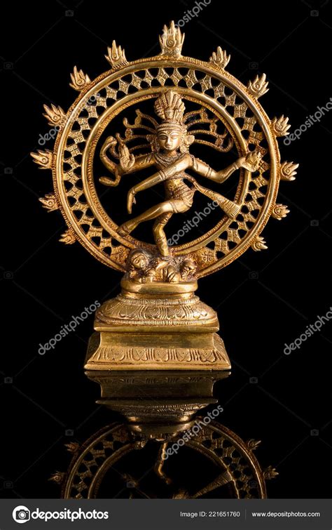 Statue of Shiva Nataraja - Lord of Dance Stock Photo by ...