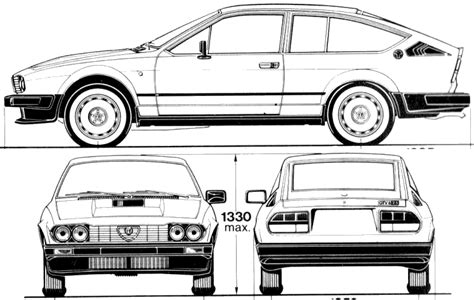 Alfa Romeo Alfetta GTV6 group 2 (1980) - Racing Cars